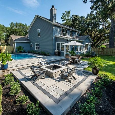 Luxury Beach House W/ Backyard Oasis. Heated Pool. Хилтън Хед Айлънд Екстериор снимка