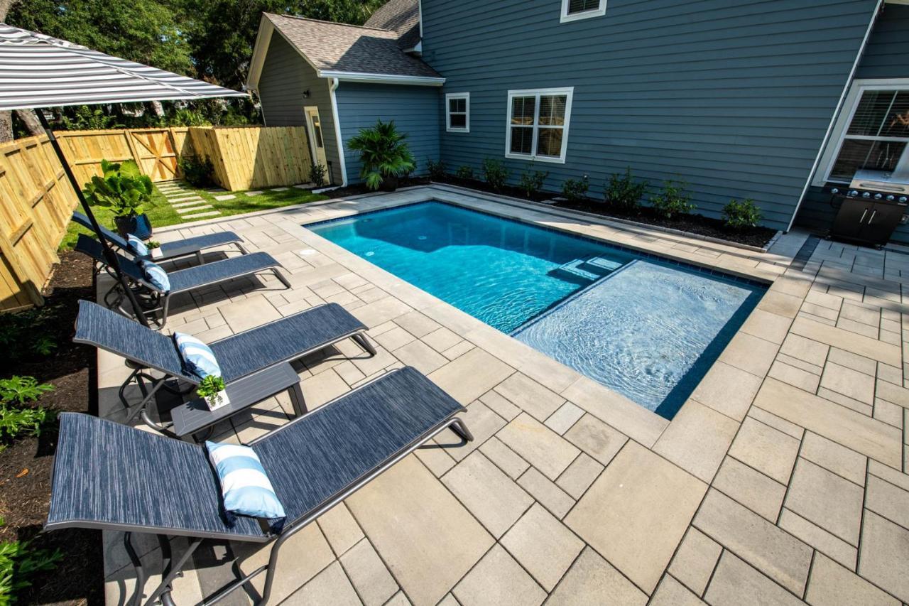 Luxury Beach House W/ Backyard Oasis. Heated Pool. Хилтън Хед Айлънд Екстериор снимка